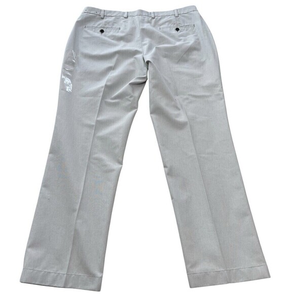 Brooks Brothers Men's Advantage Chino Clark Pants Gray White Stripe 40 x 30 - Picture 6 of 7